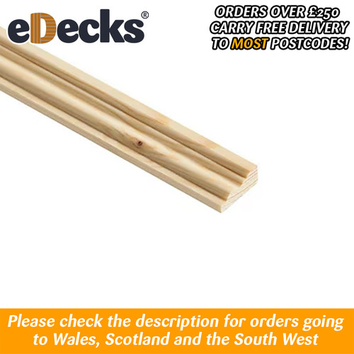 Pine decorative moulding 21mm - moulding,