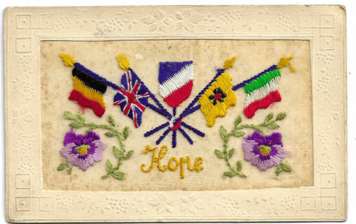 World war one french - war, silk