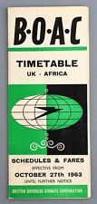 BOAC UK - AFRICA AIRLINE