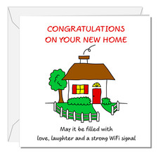 New Home Congratulations Card