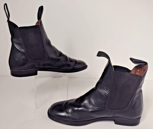 Loveson black leather riding - black,
