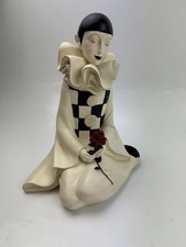 Vintage Large Sitting Pierrot
