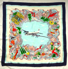 Vintage silk scarf for BOAC