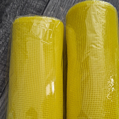 Yellow solid mesh ribbon type - yellow,