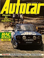 AUTOCAR MAGAZINE 29-NOV-80 -