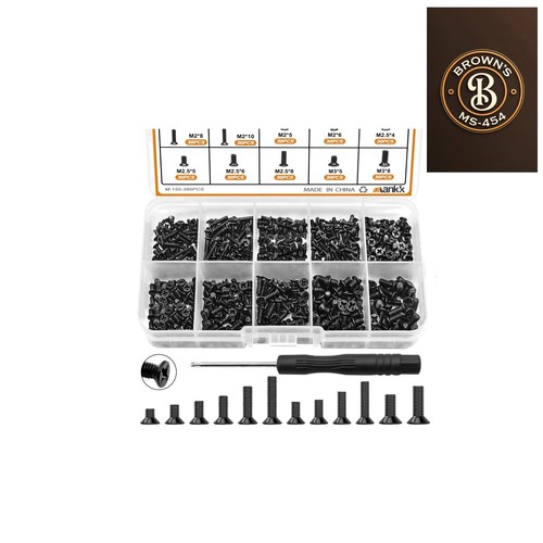 Laptop screws sizes - sizes, m2.5