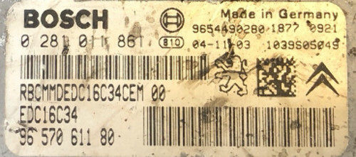 Plug play ecu 0281011861 0 - plug,
