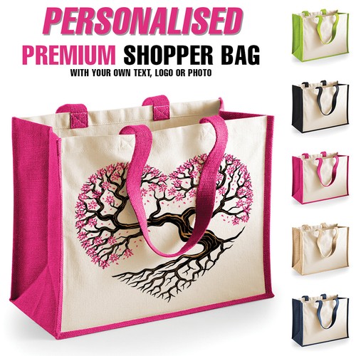 Personalised shopper tote - personalised, bag