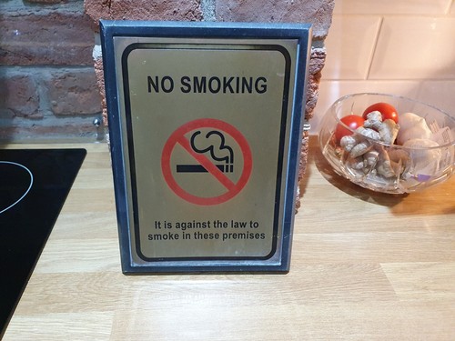 Vintage brass smoking - no,