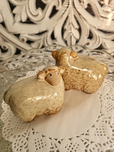 Stoneware studio pottery sheep