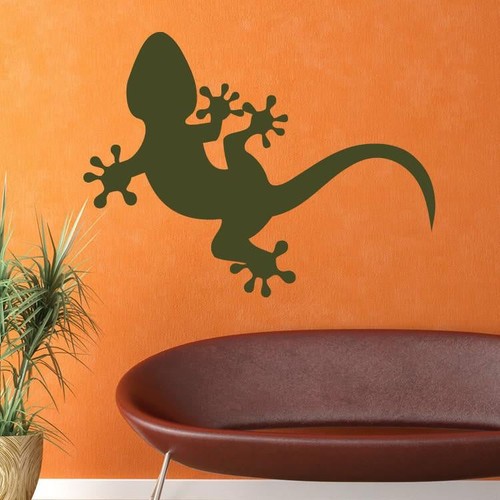 Gecko wall art - gecko, sticker