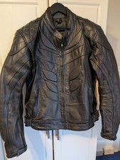 2 Piece Leather Motorcycle Jacket CE Armour