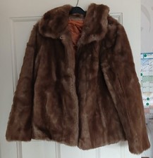 TISSAVEL FAUX FUR COAT SMALL