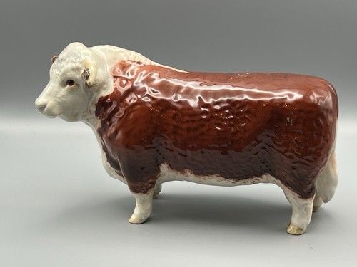 Beswick pottery hereford bull - pottery,