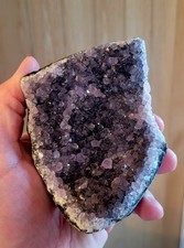 Amethyst Geode Cut Base Druze