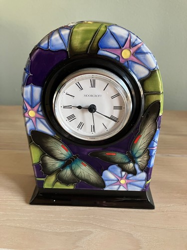 Moorcroft mantle clock - moorcroft,