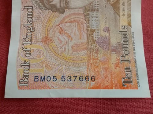 666 pound note - 666,