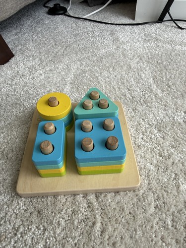 Lovevery wooden shape sorting - wooden,