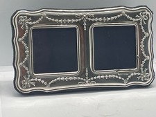 Photo frame Double Solid Silver Antique style Sheffield 1998. #3