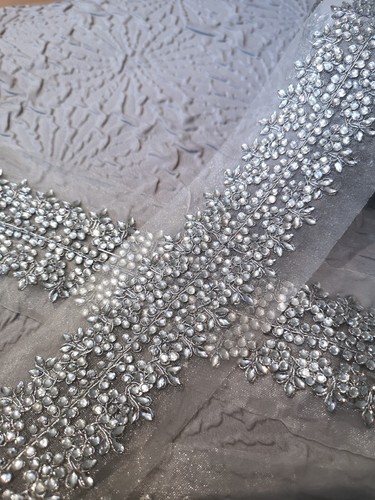 6cm diamanté silver - diamanté,