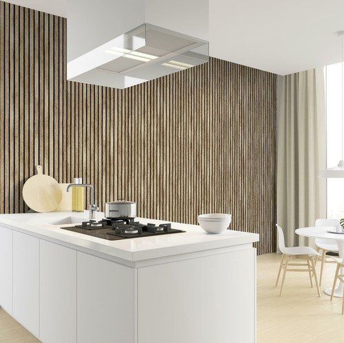 Natural wood slats - wood, effect