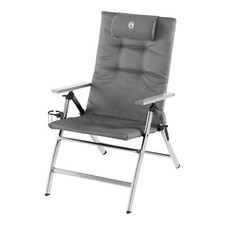 Coleman Padded Aluminium 5 Position Reclining Cushioned Camping Chair