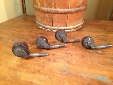 ANTIQUE CAST IRON CASTERS