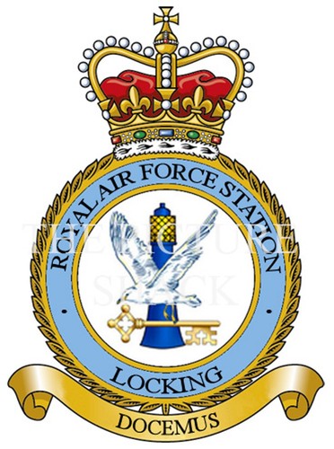 Raf station badge metal - raf, a