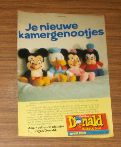 Rare advertising donald bubble - rare,