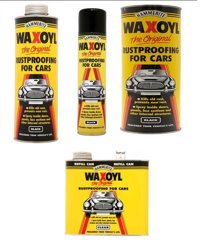 Hammerite waxoyl black car - black,