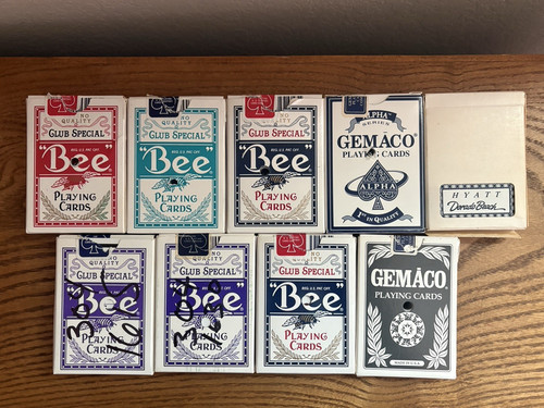 Playing card decks vintage - card,