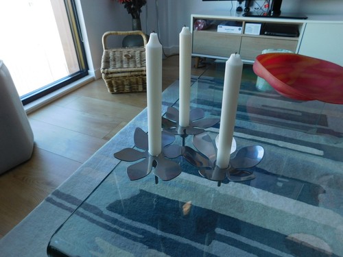 Ikea stockholm candle stick - candle,