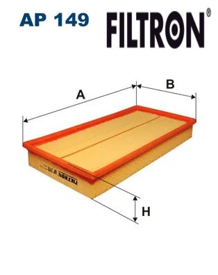 Air filter 149 filtron i - air, ap