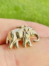 Vintage 9k 9ct Gold Elephant