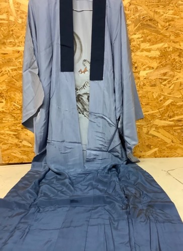 Japanese silk kimono - japanese,