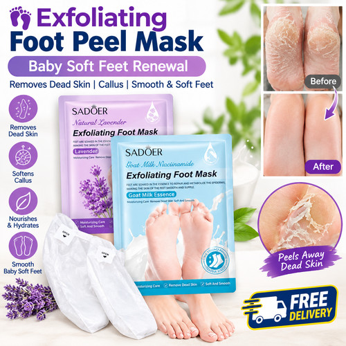 Exfoliating foot peel mask - exfoliating,