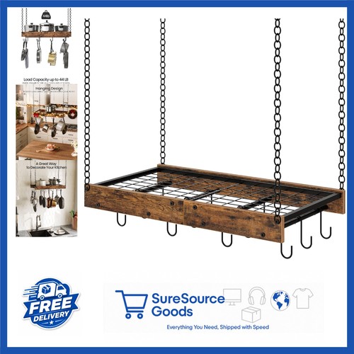Ceiling mounted pot rack - pot, 61cm