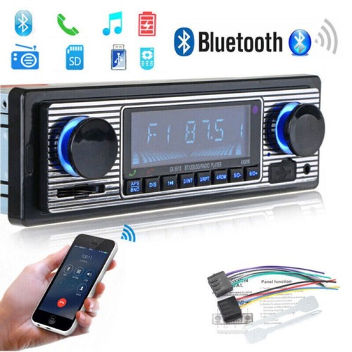 Retro car radio bluetooth - radio,