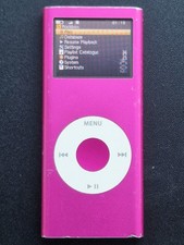iPod Nano 4GB 2nd Gen A1199 Pink Metallic RockBox Installed