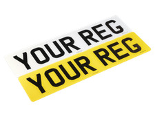 Short Small Number Plates Road Legal Premium Quality 7 6 5 4 3 Digit Car Van MOT