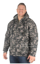 Big Mens Forge Castell Camo Zip Up Hoodie Sizes 2XL 3XL 4XL 5XL 6XL 7XL 8XL