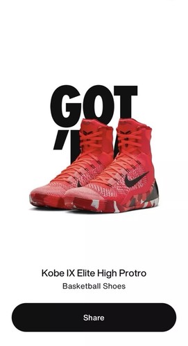 Kobe elite high protro - 9,