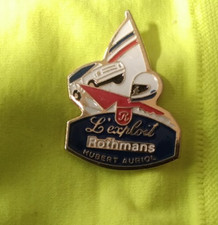 Rothmans Hubert Auriol L'Exploit Motor Racing Sponsor Pin Badge *RARE IN UK*
