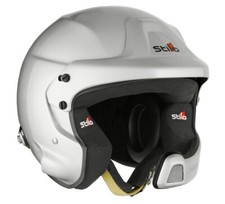 Stilo WRC DES Composite Helmet Rally Silver FIA8859-2015 Approved