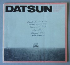 DATSUN RANGE orig 1969 UK Mkt