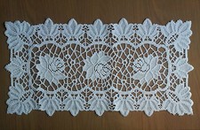 Fancy new rectangular lace Table Mat /Doily/Napkin - White, elegant gift