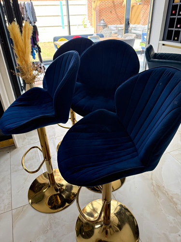 Set blue velvet - of,