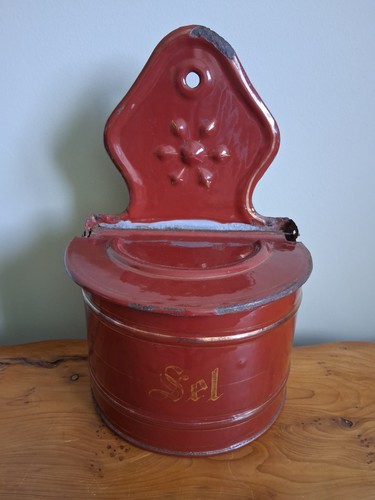 French enamel salt - french, box