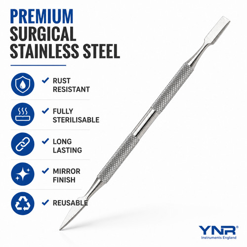 Ynr stainless steel cuticle - stainless,