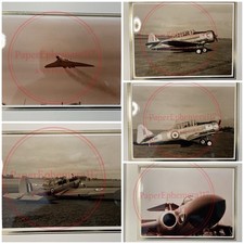RAF Aircraft Photographs – Vulcan Bomber, Jet Trainers, and Aircraft c.1960s